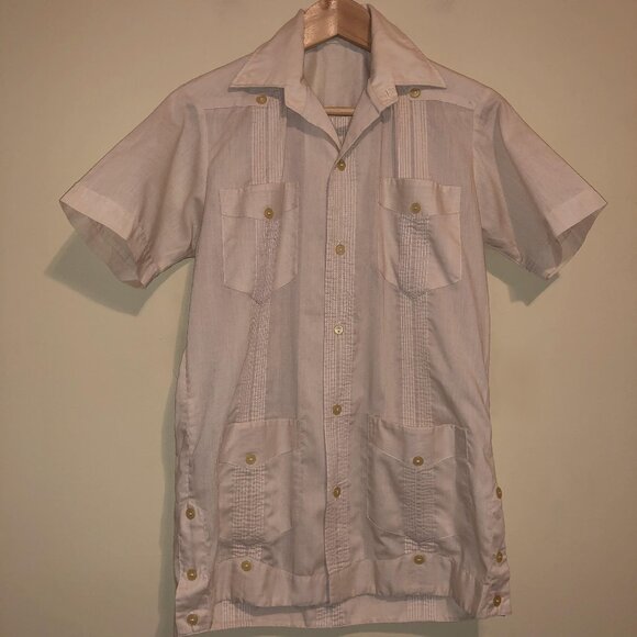 Authentic Vintage Cuban Guayabera - Picture 1 of 11